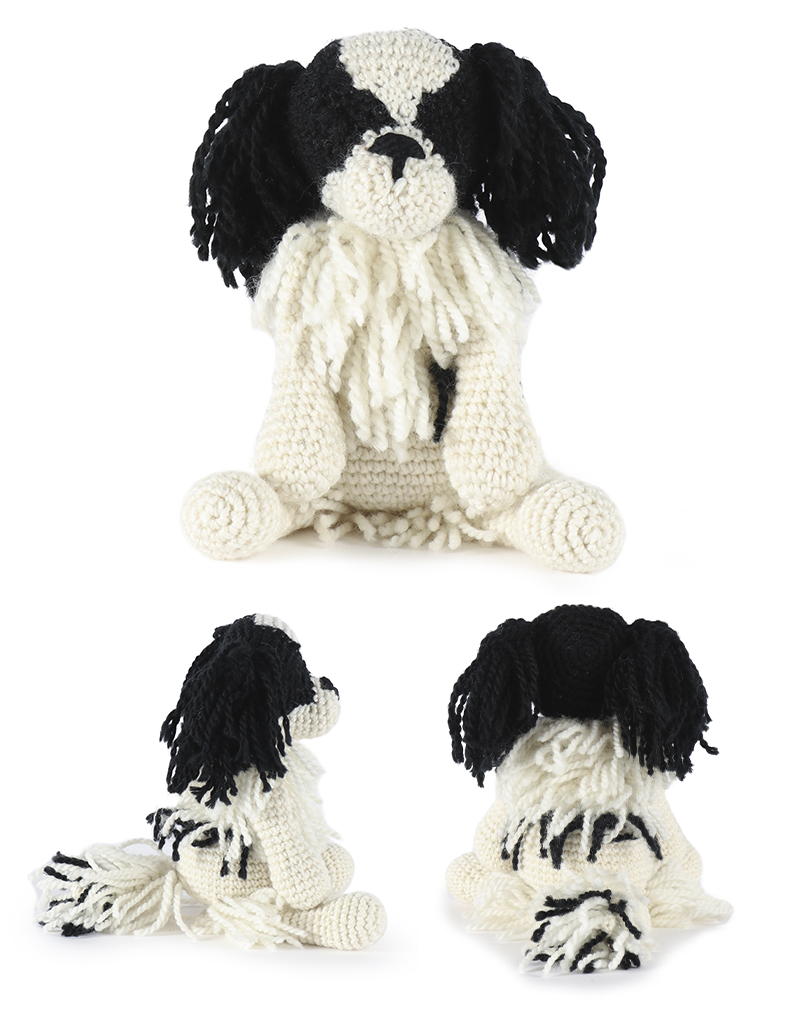 toft ed's animal Patience the Japanese Chin amigurumi crochet
